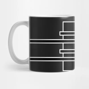 Black Lines | Minimalist Mug